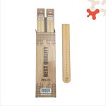 خطکش 30 سانتی چوبی آرم استار