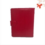کلاسور 100 برگ 26 حلقه مگنتی چرم قدیما