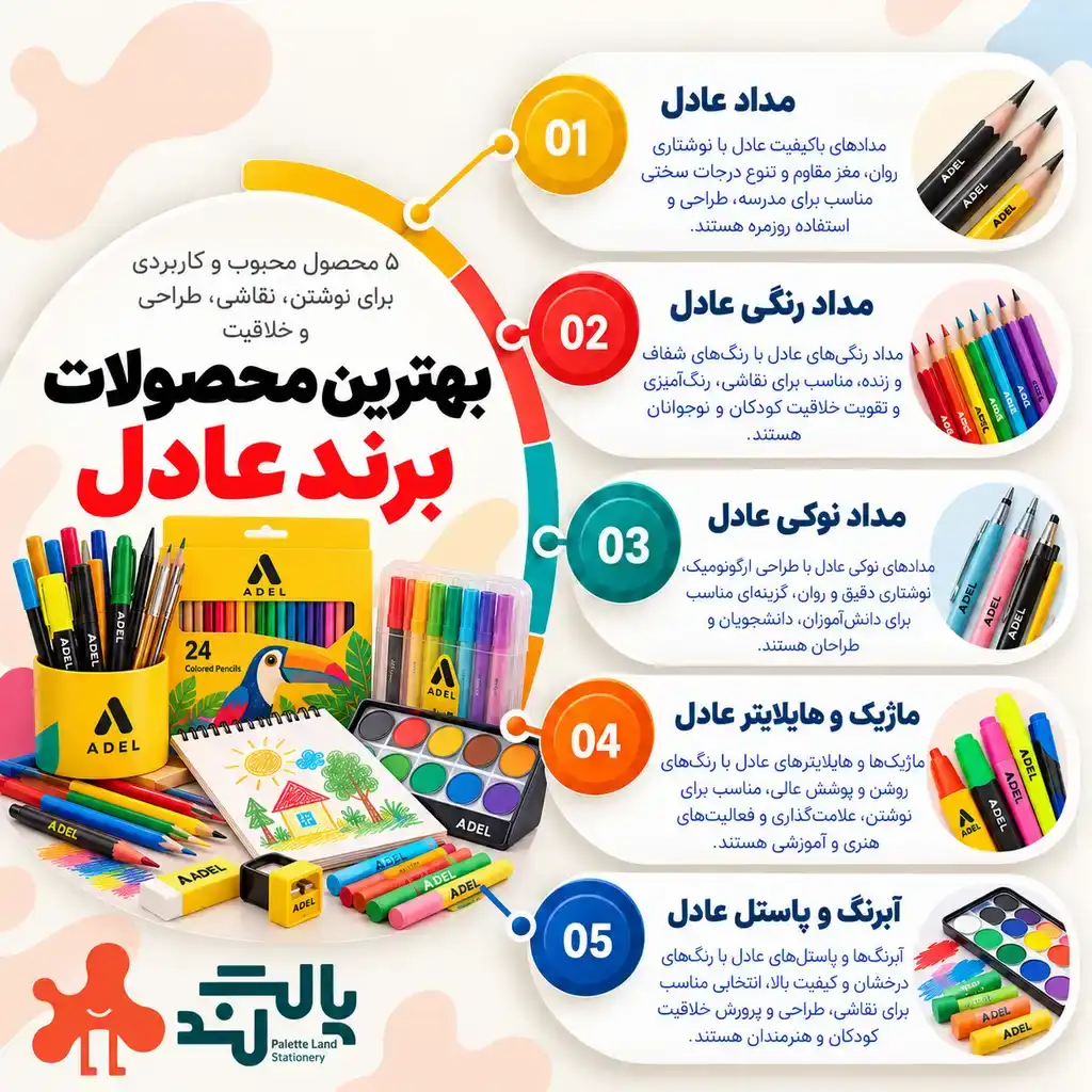 انواع برند های لوازم تحریر